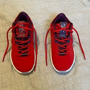 Nike Red and Purple Sneakers